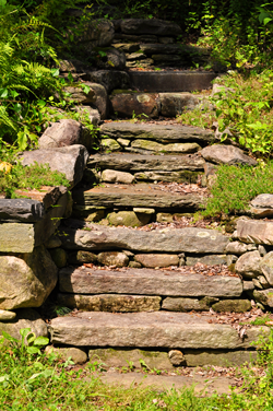 Breathe deeply and keep climbing, one step at a time